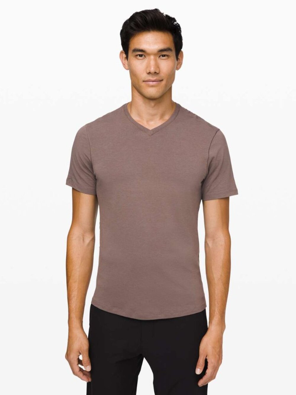 Lululemon 5 Year Basic V Neck Tee in Casablanca